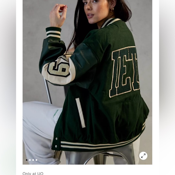 IETS Frans/Urban Outfitters Unisex Varsity Jacket *GOOD USED CONDITION* - Picture 2 of 16